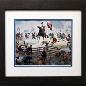 Mort Kunstler &quot;The Grandest Charge Ever Seen &quot; FRAMED Art