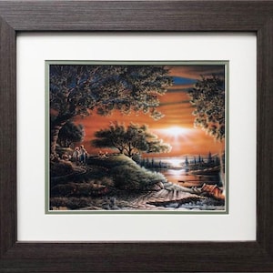 Terry Redlin &quot;Puppy Love&quot; FRAMED Art Print