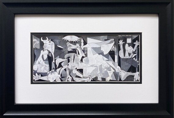 Vintage 1958 Picasso Black and White Vintage 1958 Picasso Black and White