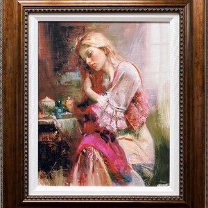 Pino Daeni &quot;Love&quot; Hand Signed Limited Edition on Canvas