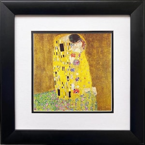 Gustav Klimt &quot;The Kiss&quot; 1907-08 Framed Art Print