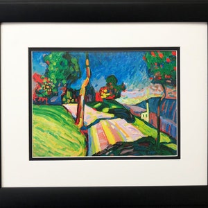 Wassily Kandinsky &quot;Kohlgruber Street, Murnau&quot; Abstract Art FRAMED NEW
