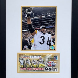 Football Pittsburgh Steelers- Jerome Bettis 2006 Superbowl XL Framed Art