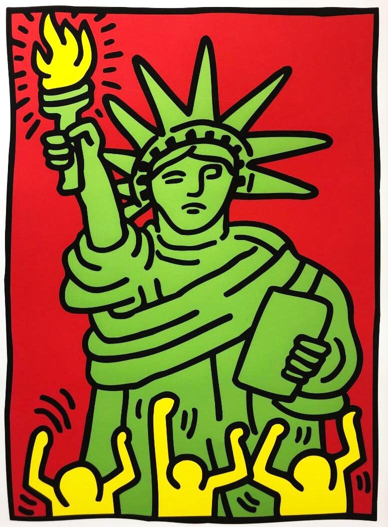 額装品/Statue of Liberty 1986/キース ヘリング/ポスター il_fullxfull.1843649931_k9ro.jpg