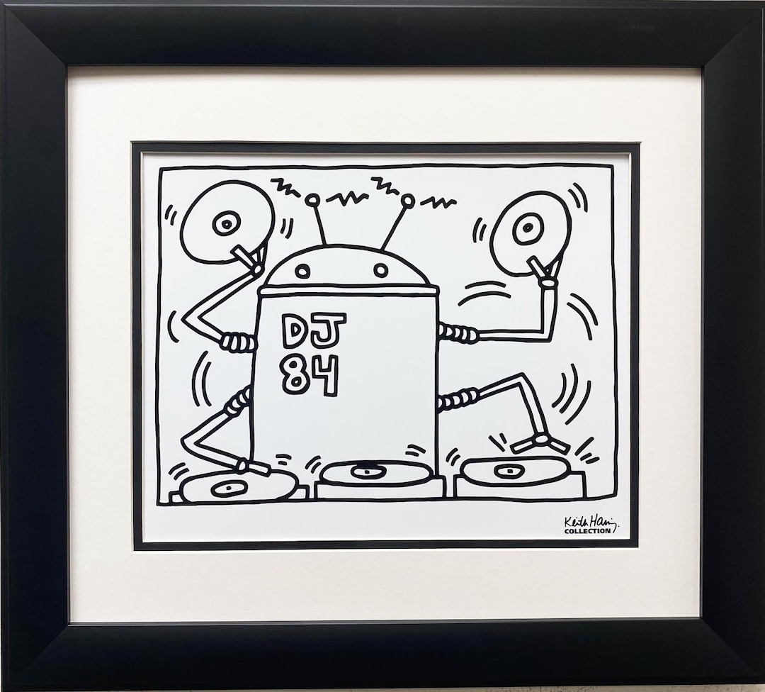 KEITH HARING アート作品 未使用 Keith Haring 