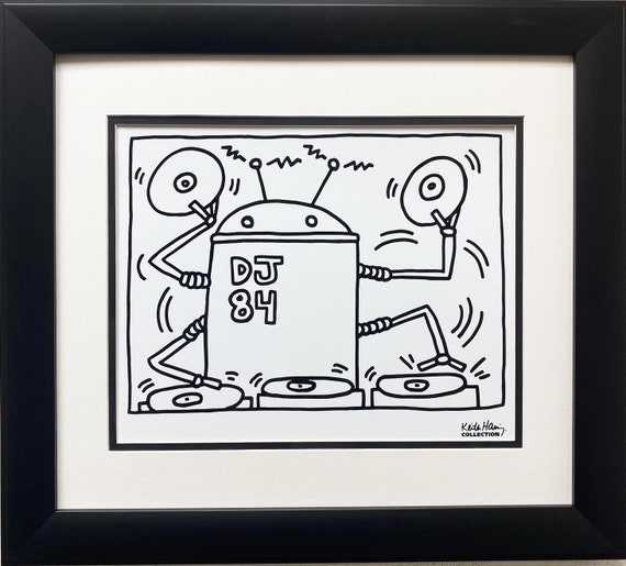 Keith Haring 立体額縁 アートフレーム キースヘリング Keith Haring International