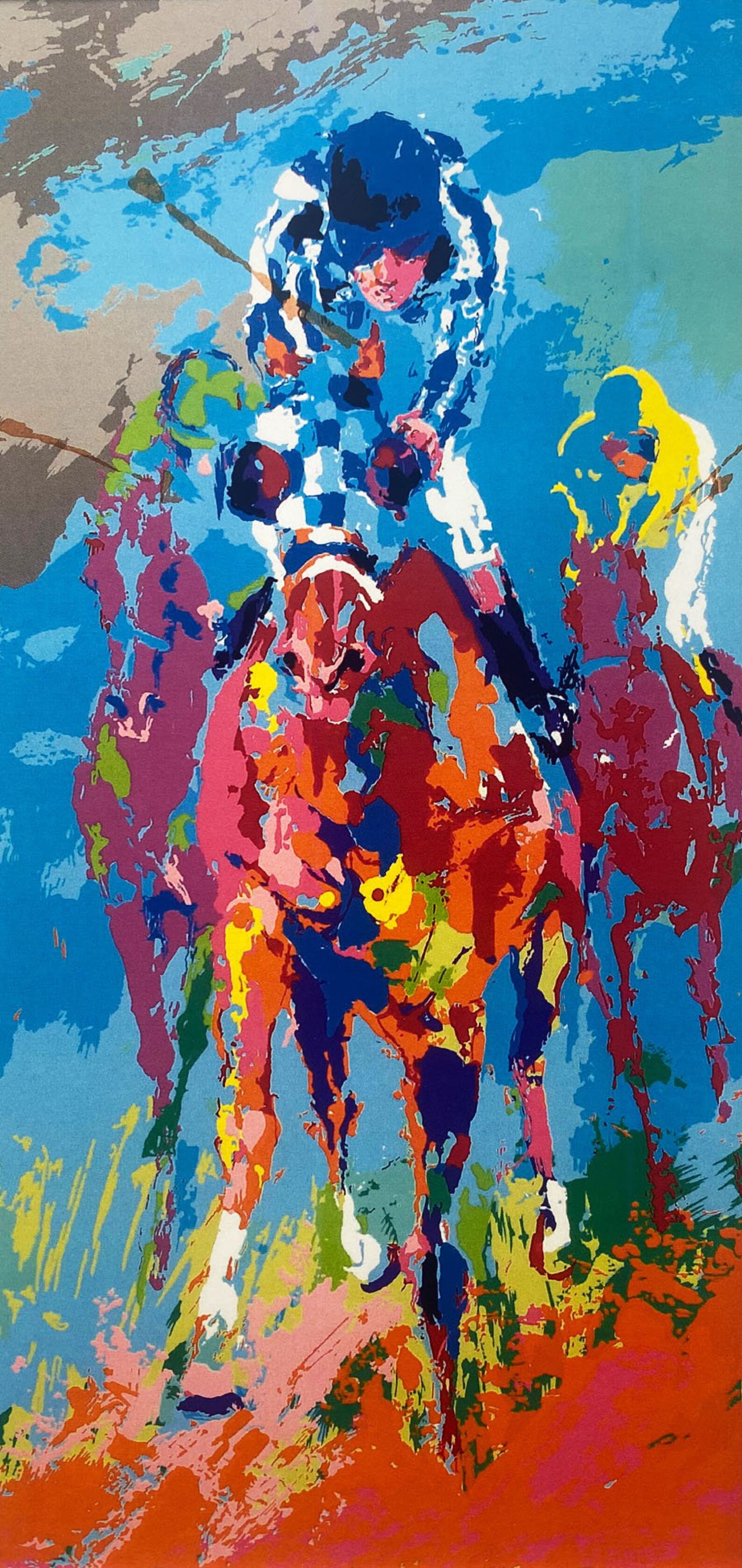 LeRoy Neiman Secretariat B NEW CUSTOM FRAMED Art Etsy