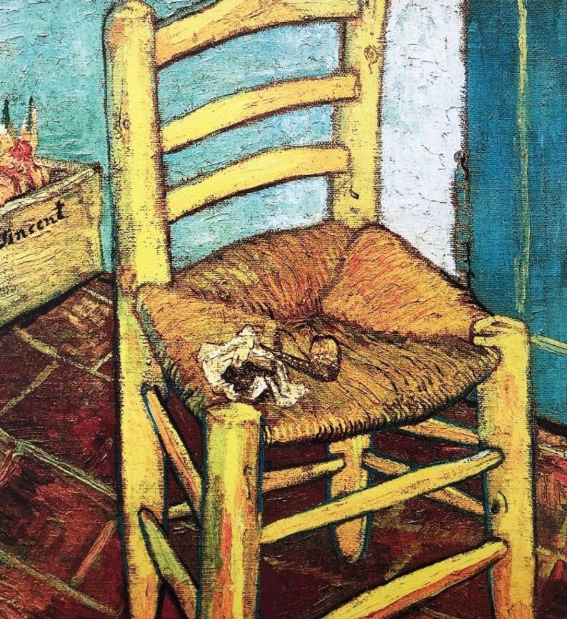 Vincent Van Gogh van Gogh's Chair CUSTOM - Etsy