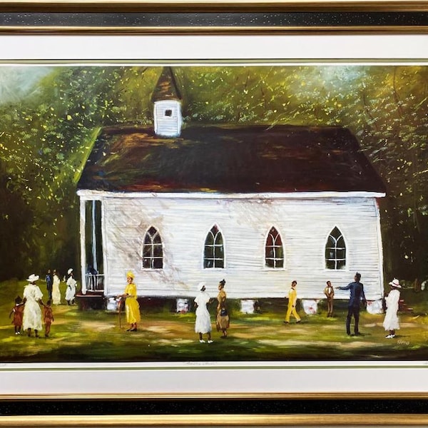 African American Church Wall Art Etsy