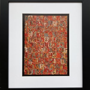 Jasper Johns Numbers - Etsy