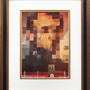 Salvador Dali &quot;Abraham Lincoln&quot; CUSTOM FRAMED ART