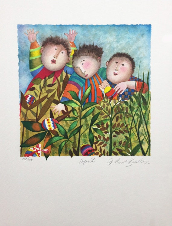 G. Boulanger april 2000 Millenium Calendar Suite HAND SIGNED Numbered Litho  - Etsy