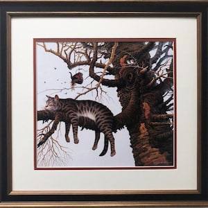 Charles Wysocki &quot;Too Pooped to Participate&quot; New FRAMED Art