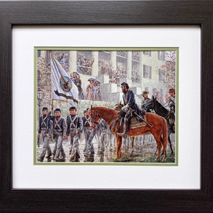 Mort Kunstler &quot;None To Caress&quot; CUSTOM FRAMED Civil War Art