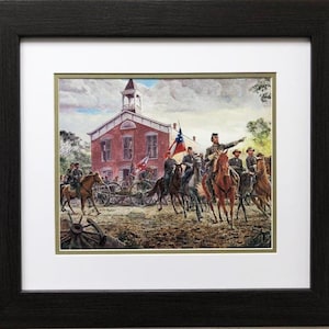 Mort Kunstler &quot;On to the Shenandoah !&quot; New CUSTOM FRAMED Art
