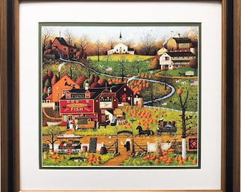 Charles Wysocki &quot;Black Bird Roost at Old Mill Creek&quot; New CUSTOM FRAMED Art
