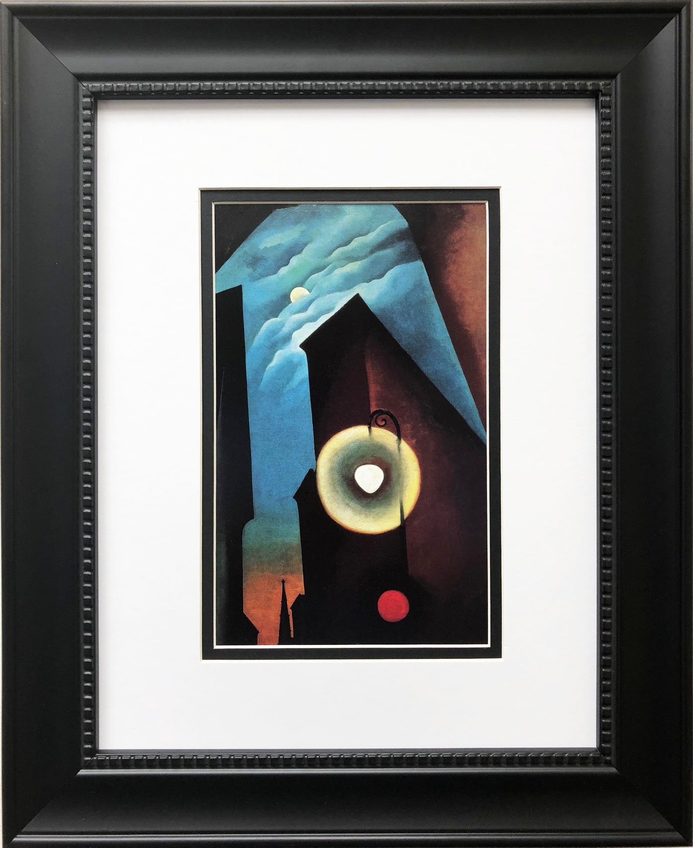 O'Keeffe New York Street with Moon Etsy