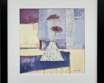 Vintage Kathryn White Painting Artist Signed Lily of the Flowers