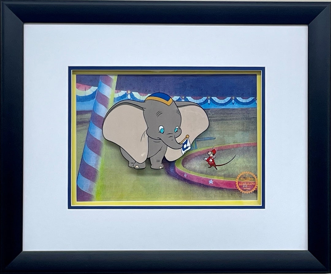 Disney dumbo FRAMED Limited Edition ART Animation Sericel Etsy