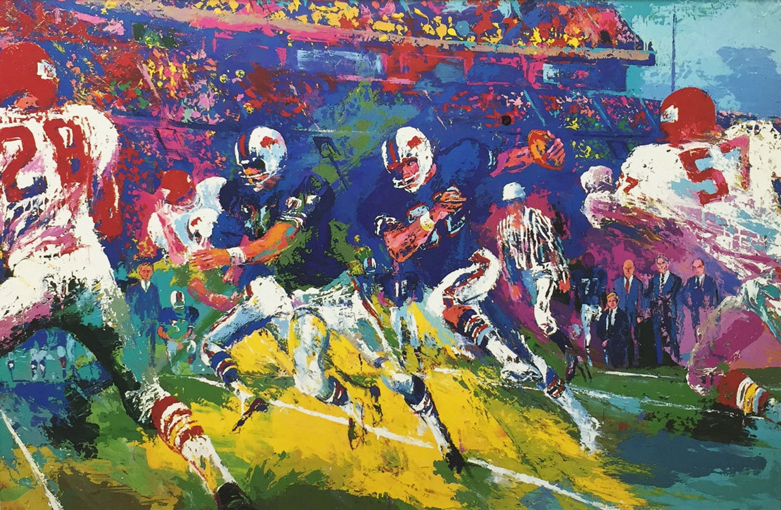 LeRoy Neiman OJ Simpson Buffalo Bills Etsy