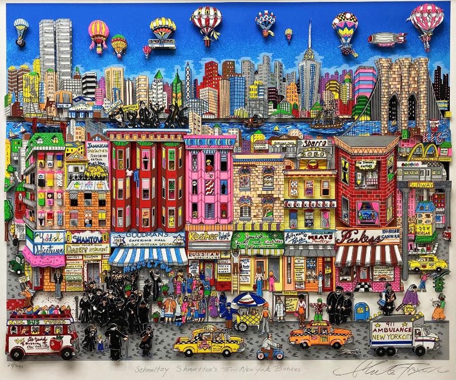 新品未開封 プレミア CHARLES FAZZINO 2000ピースパズル Charles Fazzino Puzzle - Etsy