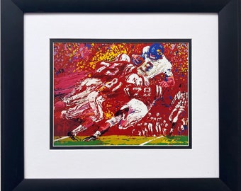 LeRoy Neiman "Nebraska Blackshirts Gangtackle Kansas Jayhawks" FRAMED Art