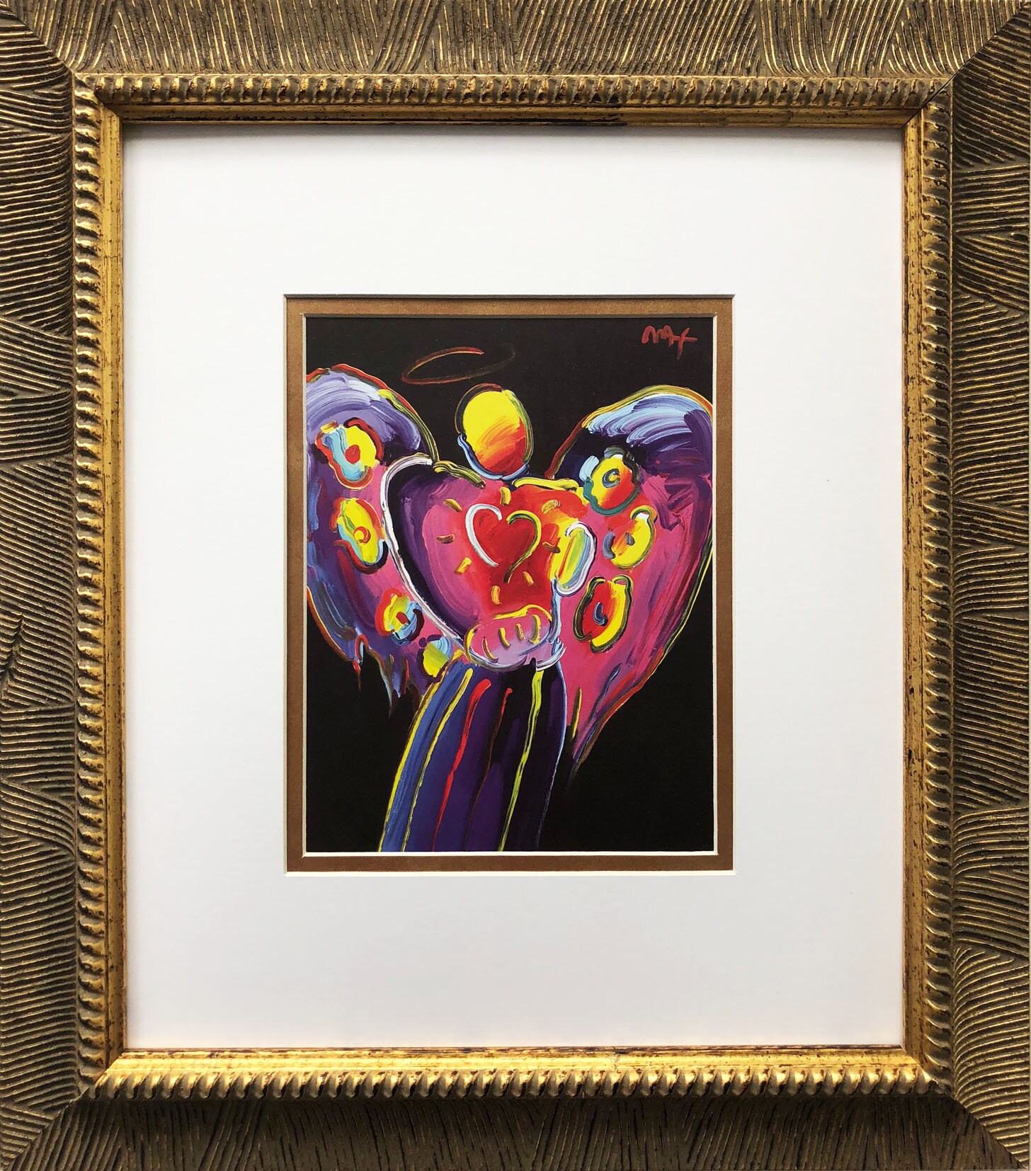 Max Angel Peter Max Angel With Heart sm NEWLY CUSTOM | Etsy
