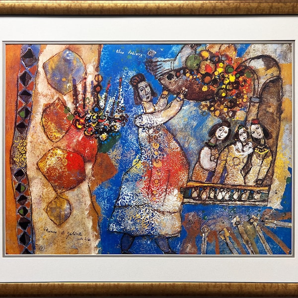 Théo Tobiasse "Romeo & Juliette Act 1" New FRAMED ART