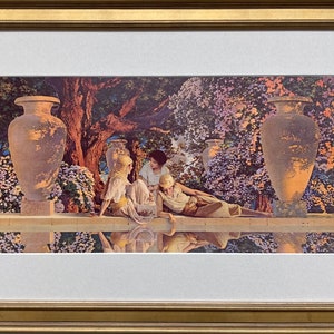 Maxfield Parrish &quot;Garden of Allah&quot; CUSTOM FRAMED Art Print Time