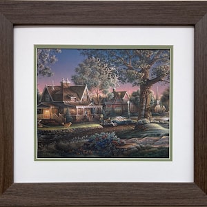 Terry Redlin &quot;His First Graduation&quot; CUSTOM FRAMED Rural America Art Print