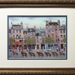 Michel Delacroix &quot;Le Garde Republicaine&quot; CUSTOM FRAMED