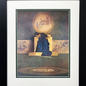 Maxfield Parrish &quot;King of The Black Isles&quot; NEW CUSTOM FRAMED Art Print