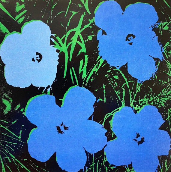 ANDY WARHOL、FLOWERS#2、希少画集画、新品高級額、額装付 ANDY WARHOL、FLOWERS#2、希少画集画、新品高級額、額装付