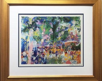 LeRoy Neiman "Tavern onThe Green" Newly Custom Framed Lithograph Hand Signed