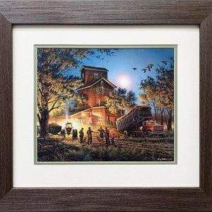 Terry Redlin &quot;Bountiful Harvest&quot; CUSTOM FRAMED Art Print