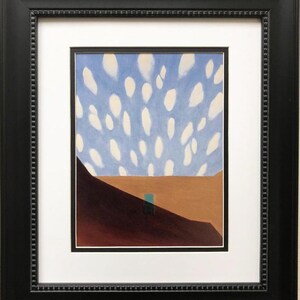 Georgia O'Keeffe "In the Patio VIII" Art Print Custom Framed New