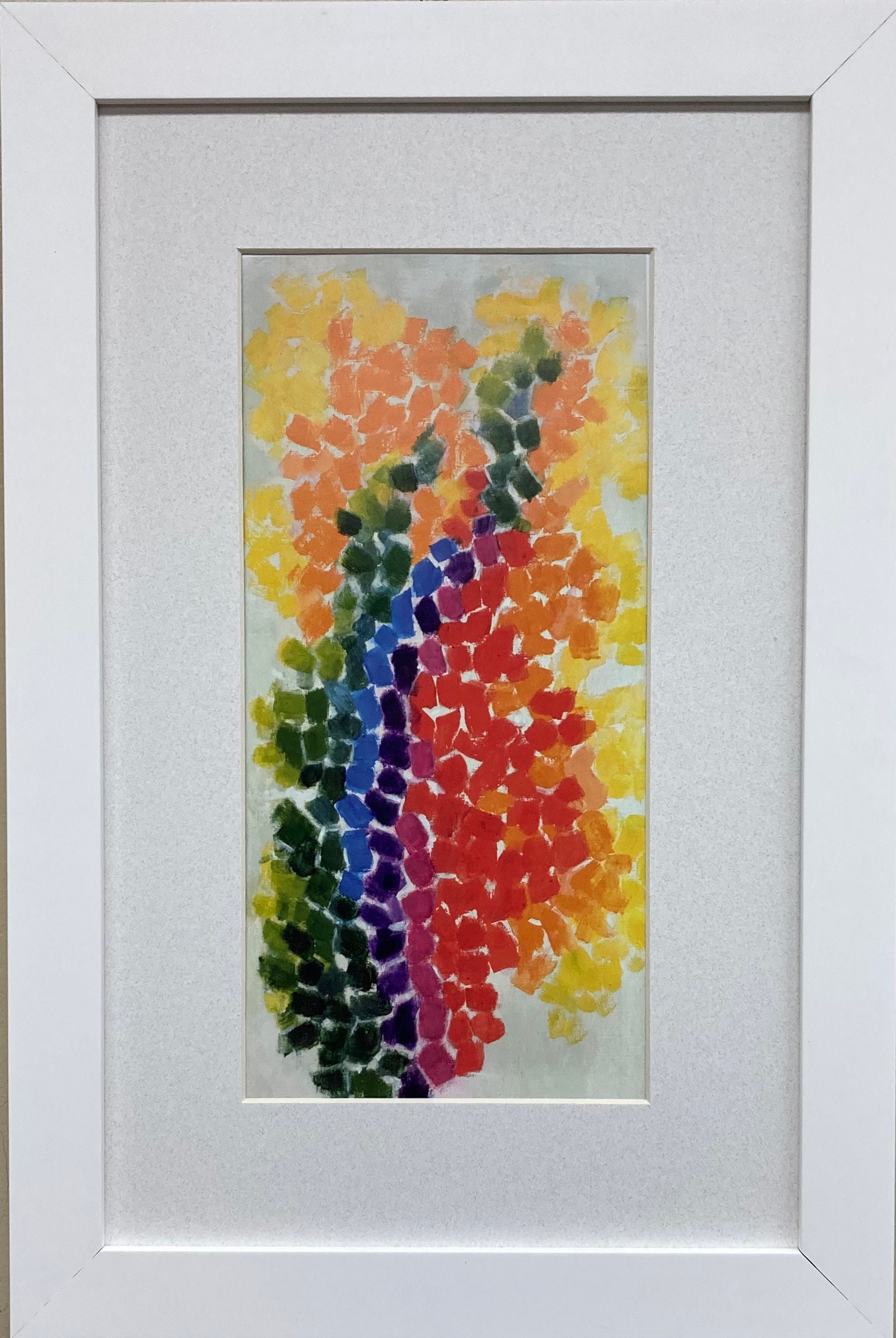 Alma Woodsey Thomas "Color Etude or Spring Bouquet" New Custom Framed Black Art
