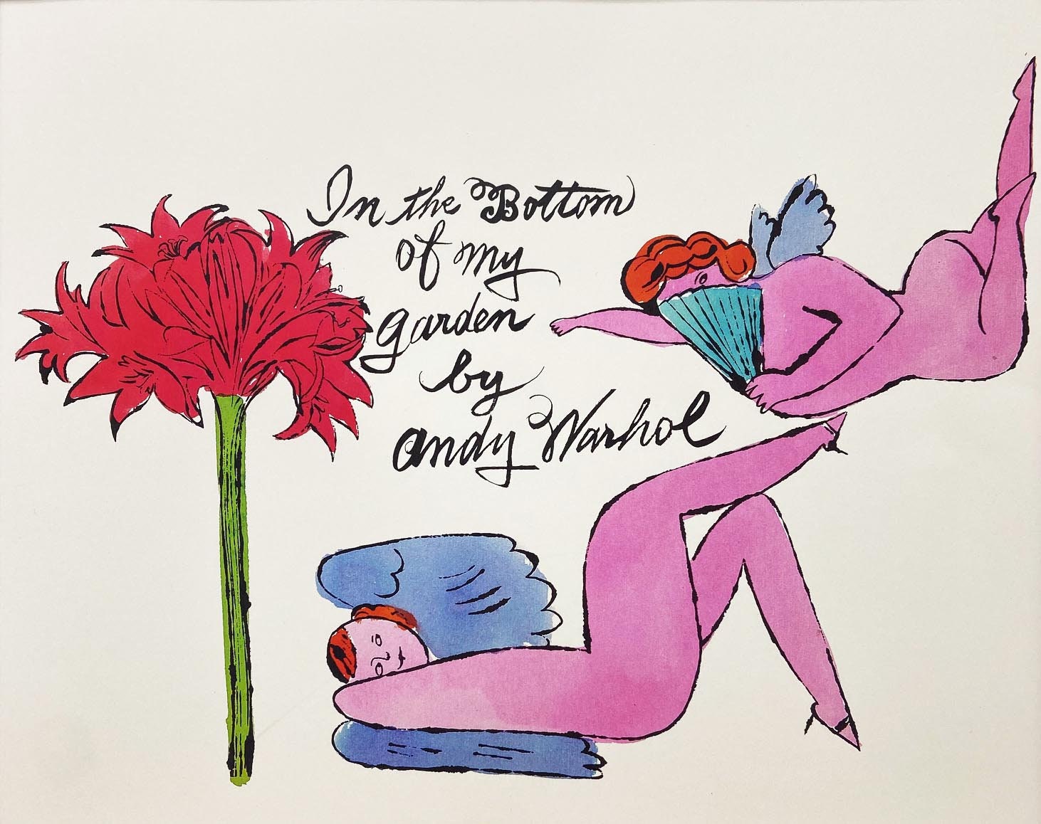 In The Bottm of My Garden 1956(アンディ ウォーホル)額装済