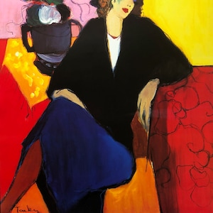 ITZCHAK TARKAY &quot;Suzanne&quot; - Offset Lithograph - NEW Condition Israeli Art Print
