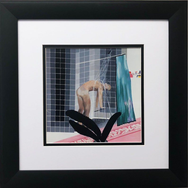 David Hockney man Taking Shower Beverly Hills Etsy