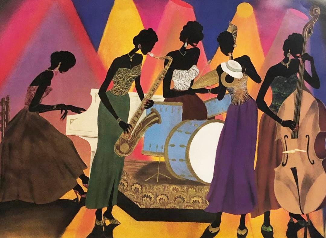 Leroy Campbell "No Man's Band" Hand Signed Art