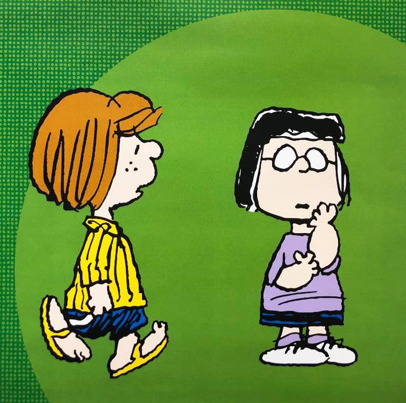 Charles Schulz Peanuts patty & Marcie New CUSTOM - Etsy