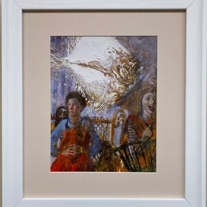 Jamie Wyeth &quot;The Flounder &quot; CUSTOM FRAMED Americana Art  Andrew
