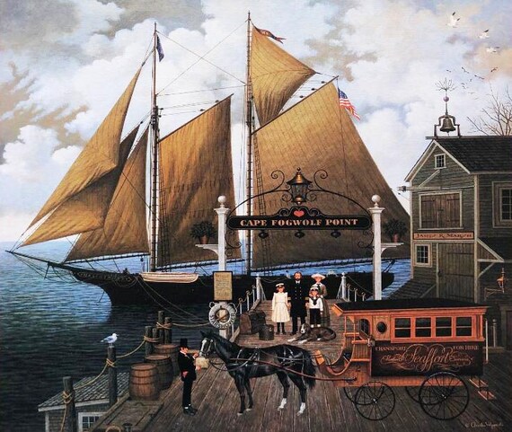 限定絵画 チャールズワイソッキー Charles Wysocki フレーム入り 限定絵画 チャールズワイソッキー Charles Wysocki フレーム入り