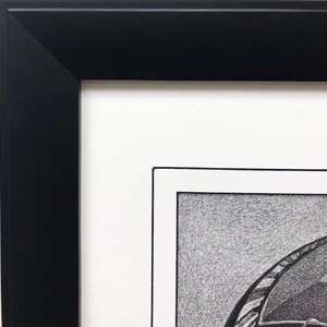 M.C.Escher Hand With Reflecting Sphere CUSTOM FRAMED Art image 3