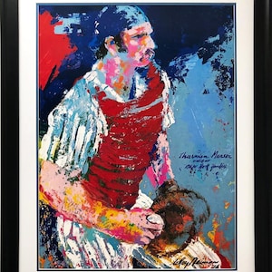 LeRoy Neiman &quot;Thurman Munson&quot; FRAMED Art