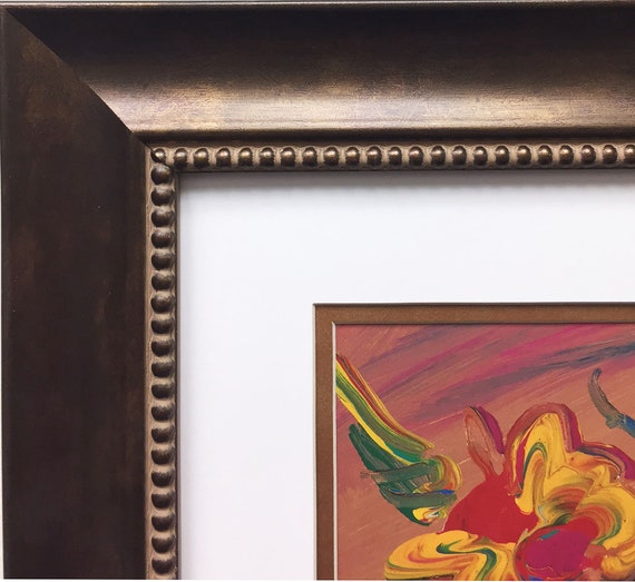 Peter Max Vase With Flowers Ii Newly Custom Framed Etsy