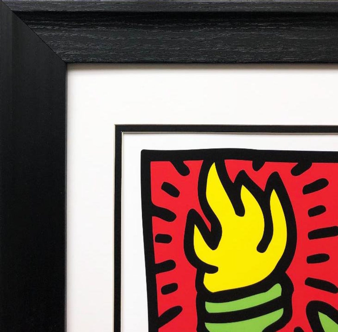 Keith Haring "statue of Liberty, 1986" CUSTOM FRAMED Print - Mcgaw ...