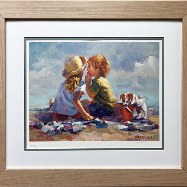 Lucelle Raad Summer Secrets" NEW CUSTOM FRAMED