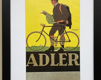 Affiche Publicitaire Ancienne Glacoide Simplex - Dérailleur Vélo Vintage Eroica